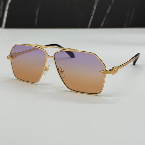 NEW VERSACE VE2284 1002/EL SUNGLASSES WOMEN GOLD/PINK VE2284 1002EL EYEWEAR main image 12
